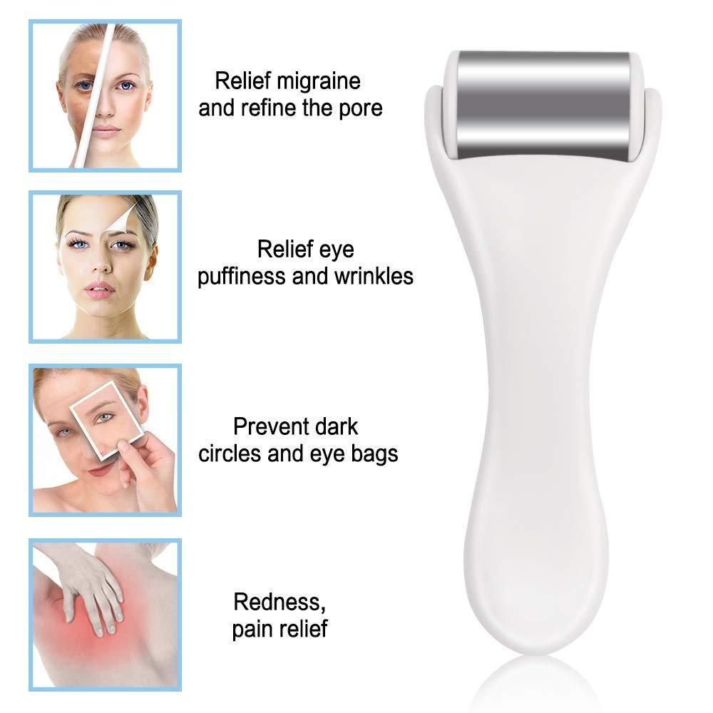 Ice Roller for Face & Eyes – Reduce Puffiness, Dark Circles & Get Instant Glow ✨