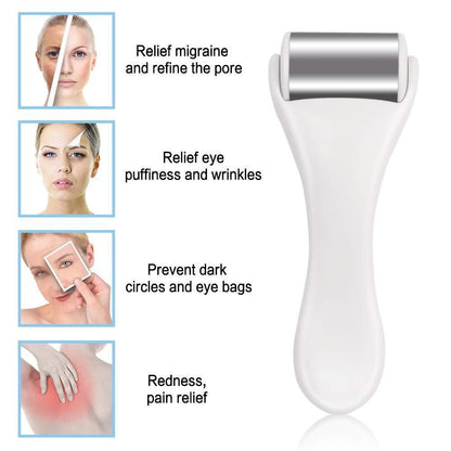 Ice Roller for Face & Eyes – Reduce Puffiness, Dark Circles & Get Instant Glow ✨