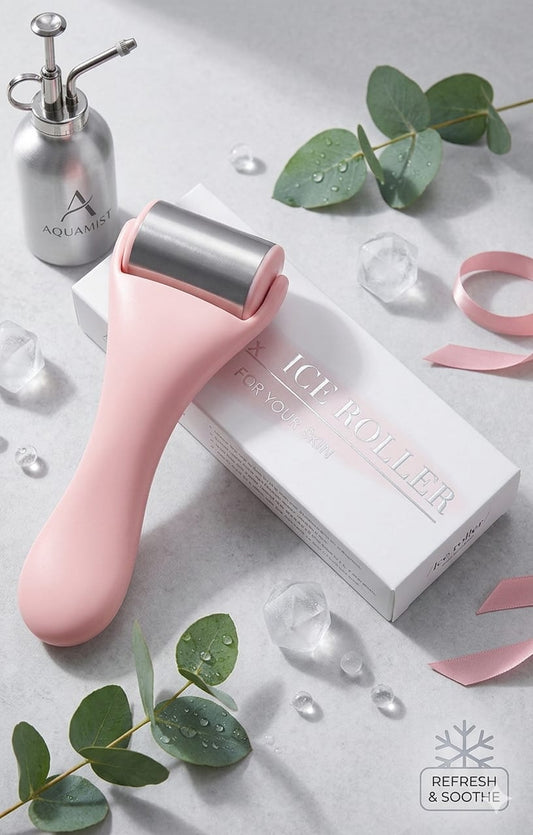 Ice Roller for Face & Eyes – Reduce Puffiness, Dark Circles & Get Instant Glow ✨