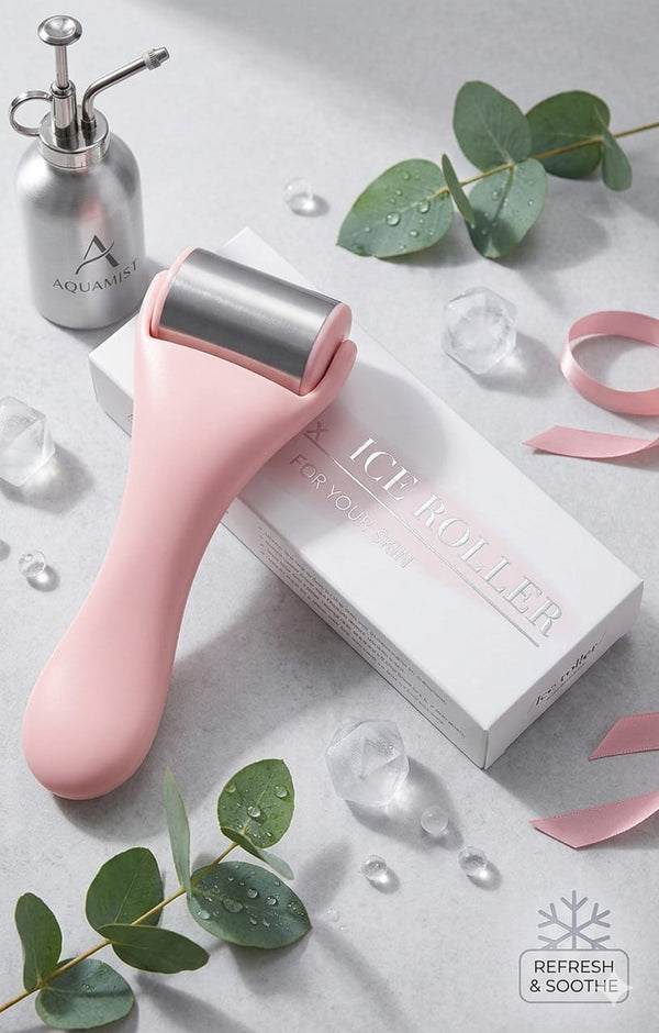 Ice Roller for Face & Eyes – Reduce Puffiness, Dark Circles & Get Instant Glow ✨