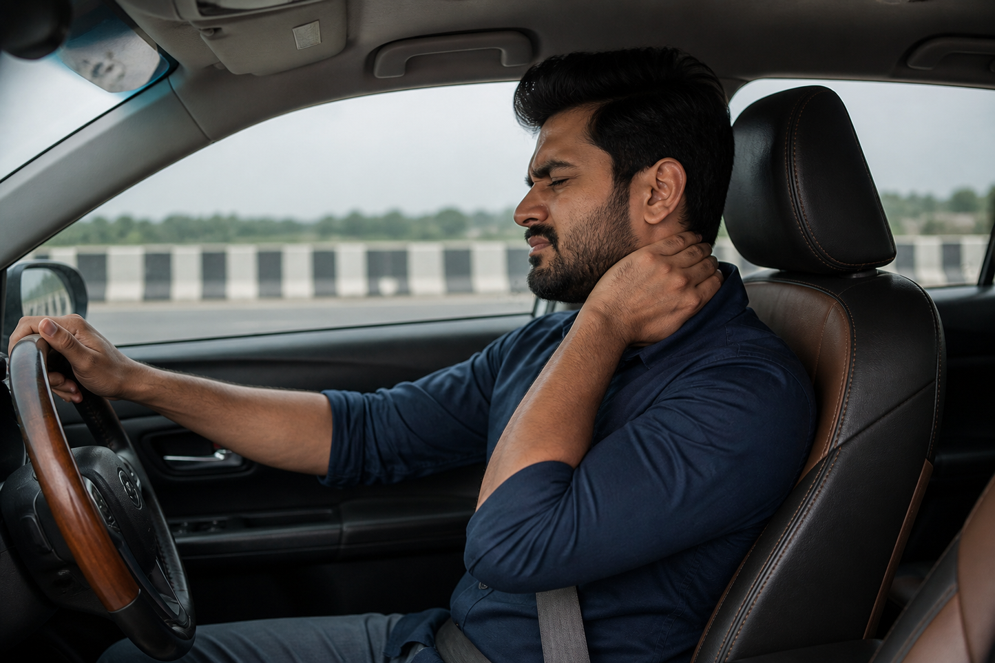 ErgoComfort™ Car Neck Support Pillow – Pain-Free Driving in Minutes