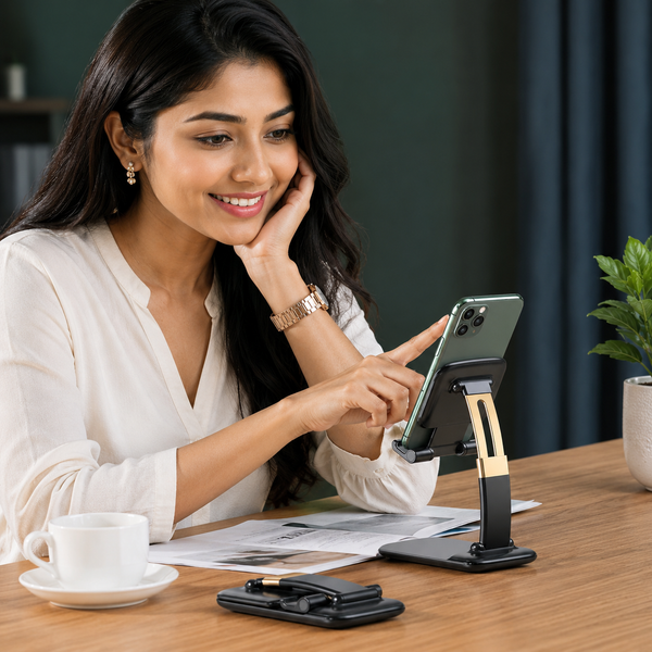 ErgoStand™ Foldable Adjustable Mobile & Tablet Holder for Desk