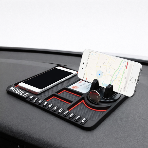 HSR Car Accessories Multifunction Phone GPS Holder Anti-Slip Silicone Pad and Car Mobile Holders for Car Dashboard