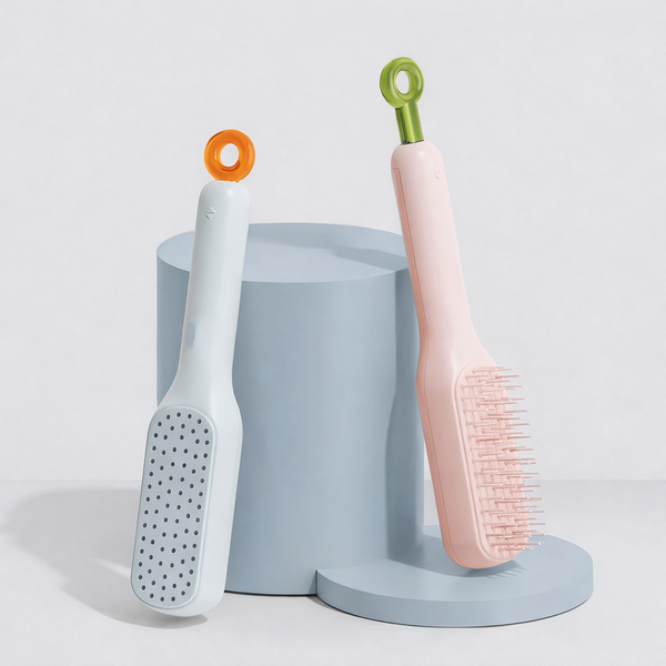 Self-cleaning Anti-static Massage Comb for Adults and Kids- Pack of 1